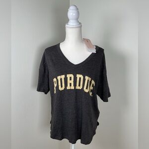 UG Apparel Women’s Purdue‎ University Oversized Cropped Tee Size Medium NWT